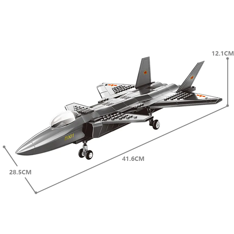 Heavy Stealth Fighter Military Fighter Air Force Building Block Set,WW2 Military Airplanes Model,Aircraft Plane Brick Building Set Toy Gifts for Kids and Adults,229PCS