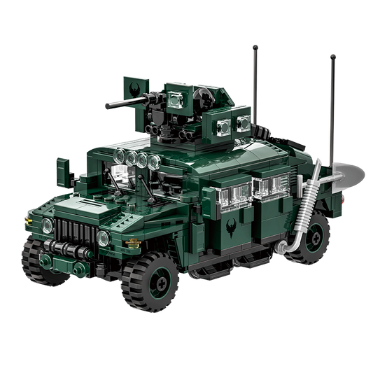 Military Vehicle Building Blocks Sets,Armored Model Brick Set Highly Detailed Set for Military Enthusiast, Teens and Adults