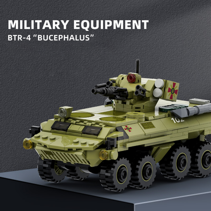 Military Vehicle Building Blocks Sets,Armored Model Brick Set Highly Detailed Set for Military Enthusiast, Teens and Adults