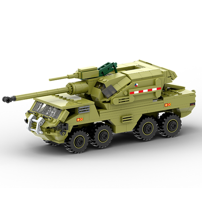 Military Vehicles Toy Building Set, Armored Vehicles Building Kit, Wars Army Battle Car Constrction Building Block for Kids and Adult (425PCS)