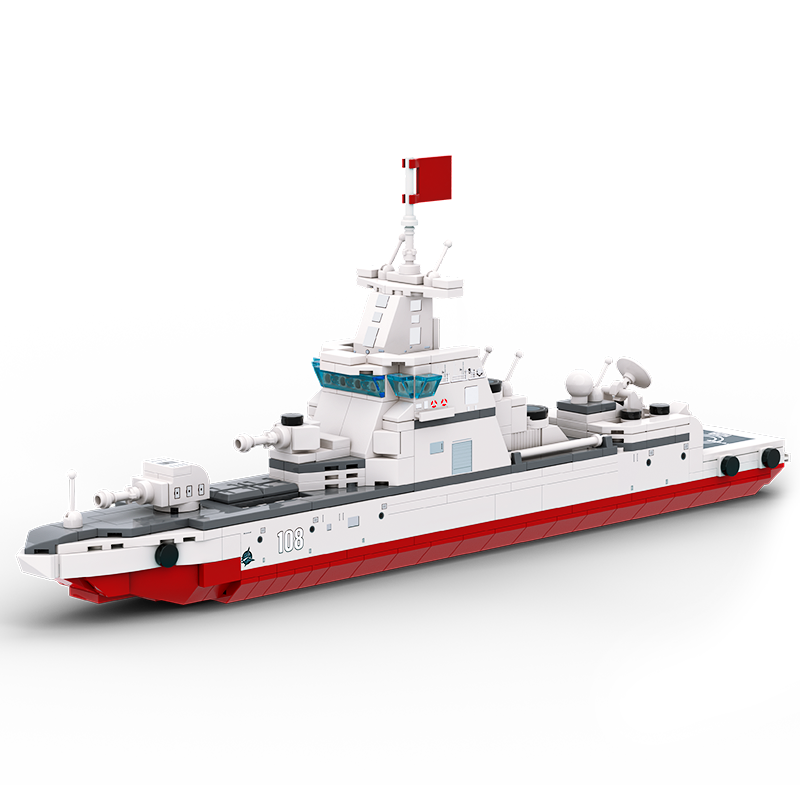 Destroyer Military Series Building Bricks Set (364 Pcs) Warship Build Blocks Toy, Gift for Adult