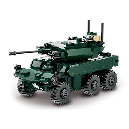 Military Vehicle Building Blocks Sets,Armored Model Brick Set Highly Detailed Set for Military Enthusiast, Teens and Adults