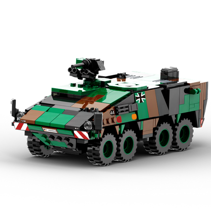 carro armato militare, mattoncini da costruzione per bambini, WW2 militari, compatibili con Lego Cobi