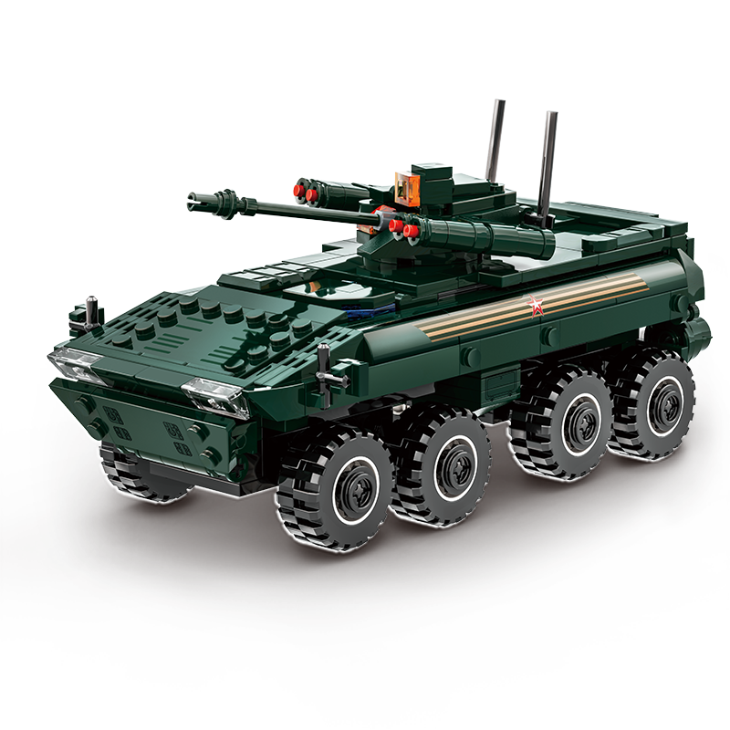 Military Vehicle Building Blocks Sets,Armored Model Brick Set Highly Detailed Set for Military Enthusiast, Teens and Adults