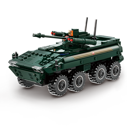 Military Vehicle Building Blocks Sets,Armored Model Brick Set Highly Detailed Set for Military Enthusiast, Teens and Adults