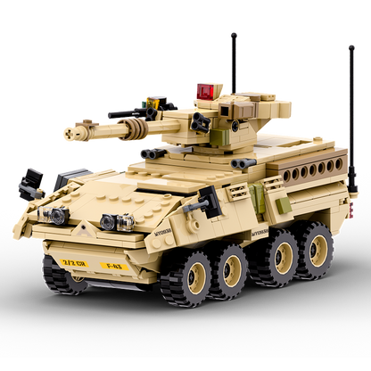 Military Armored Car Building Blocks and Construction Toy, Adult Collectible Model Cars Set to Build, Military Vehicle Building Kits MGS Model Compatible with Lego Technic