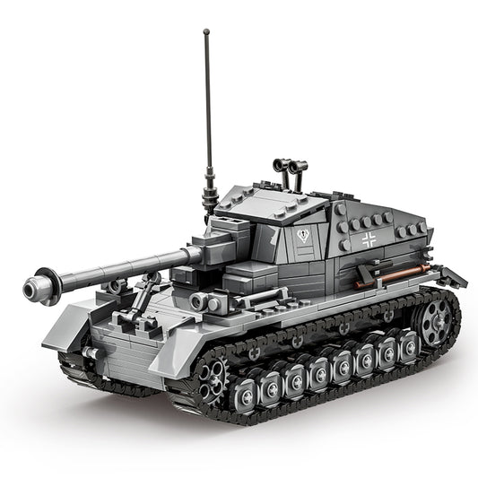 Tank Army Building Block(632 PCS),WW2 Military Historical Collection Model with Soldier Figures,Toys Gifts for Kid and Adult.