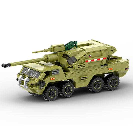 Military Vehicles Toy Building Set, Armored Vehicles Building Kit, Wars Army Battle Car Constrction Building Block for Kids and Adult (425PCS)