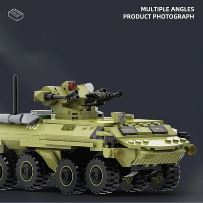 Military Vehicle Building Blocks Sets,Armored Model Brick Set Highly Detailed Set for Military Enthusiast, Teens and Adults