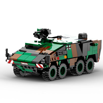 carro armato militare, mattoncini da costruzione per bambini, WW2 militari, compatibili con Lego Cobi