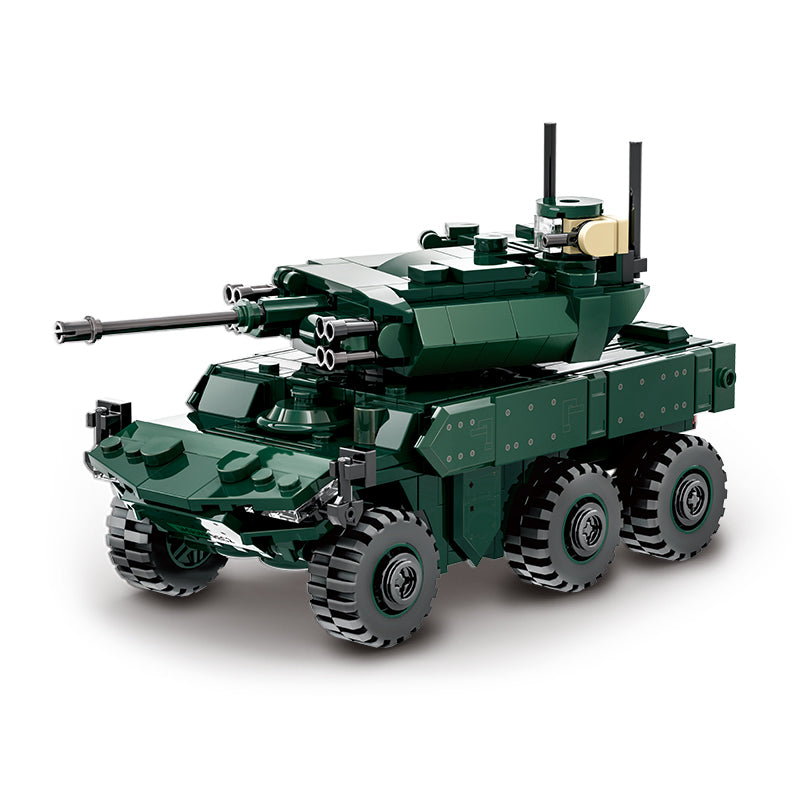 Military Vehicle Building Blocks Sets,Armored Model Brick Set Highly Detailed Set for Military Enthusiast, Teens and Adults