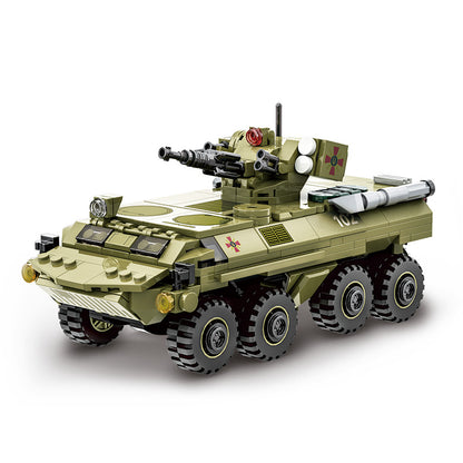 Military Vehicle Building Blocks Sets,Armored Model Brick Set Highly Detailed Set for Military Enthusiast, Teens and Adults